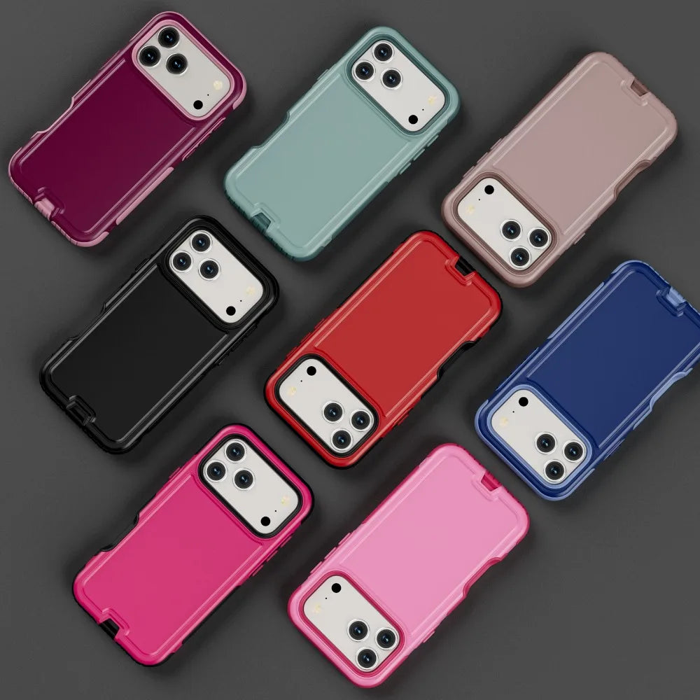 3IN1 Heavy Duty OTT-BOX Armor Shockproof Magnetic Phone Case For iPhone 18 17 Pro Max For MagSafe Charging Drop Protection Cover