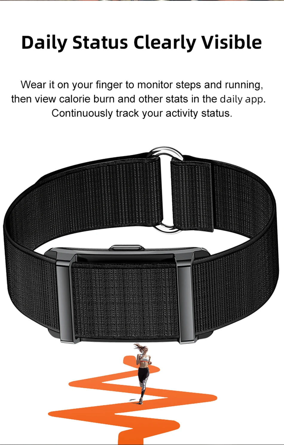 LIGE New No Screen Smart Bracelet Heart Rate Thermometer Men's Wristbands Waterproof Sports Fitness Men Women Smart Watch 2026