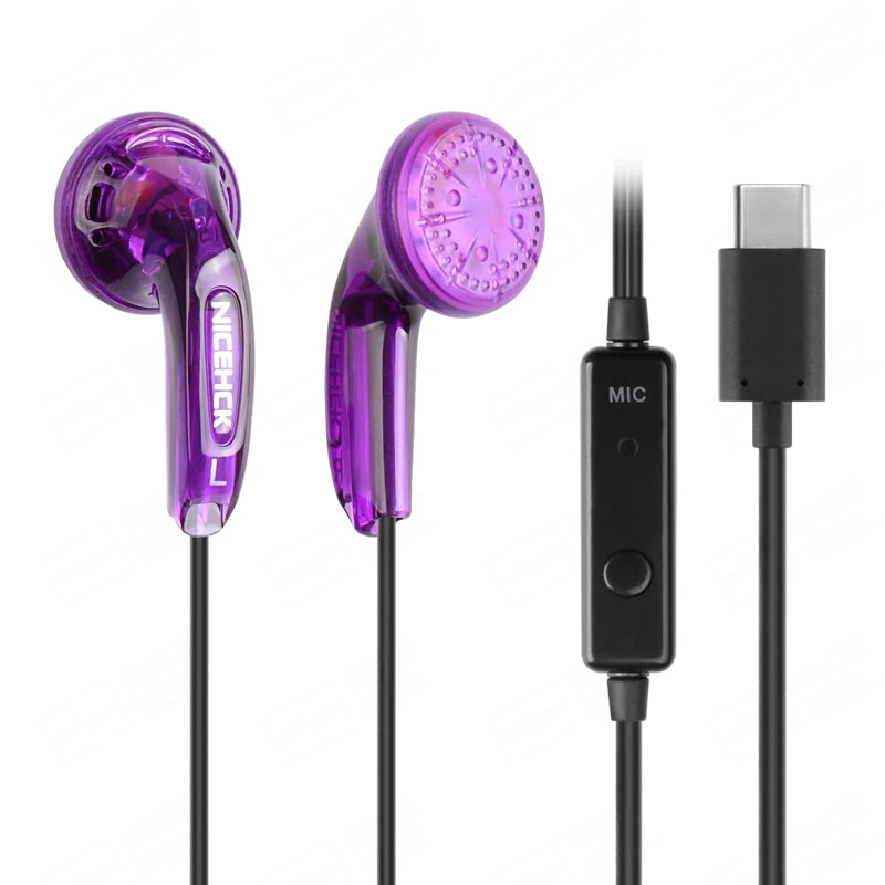 NICEHCK Traceless Colorful HIFI In-ear Earphone 15.4mm Dynamic Unit Sport Music Headset Microphone Earbud IEM Vido MX500 MX980