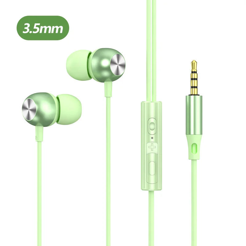 Wired Headphones For Apple iPhone 15 16 E Pro Max Plus iPad USB C In-Ear Earphones HiFi Surround Sound Music Type C Wired Earbud