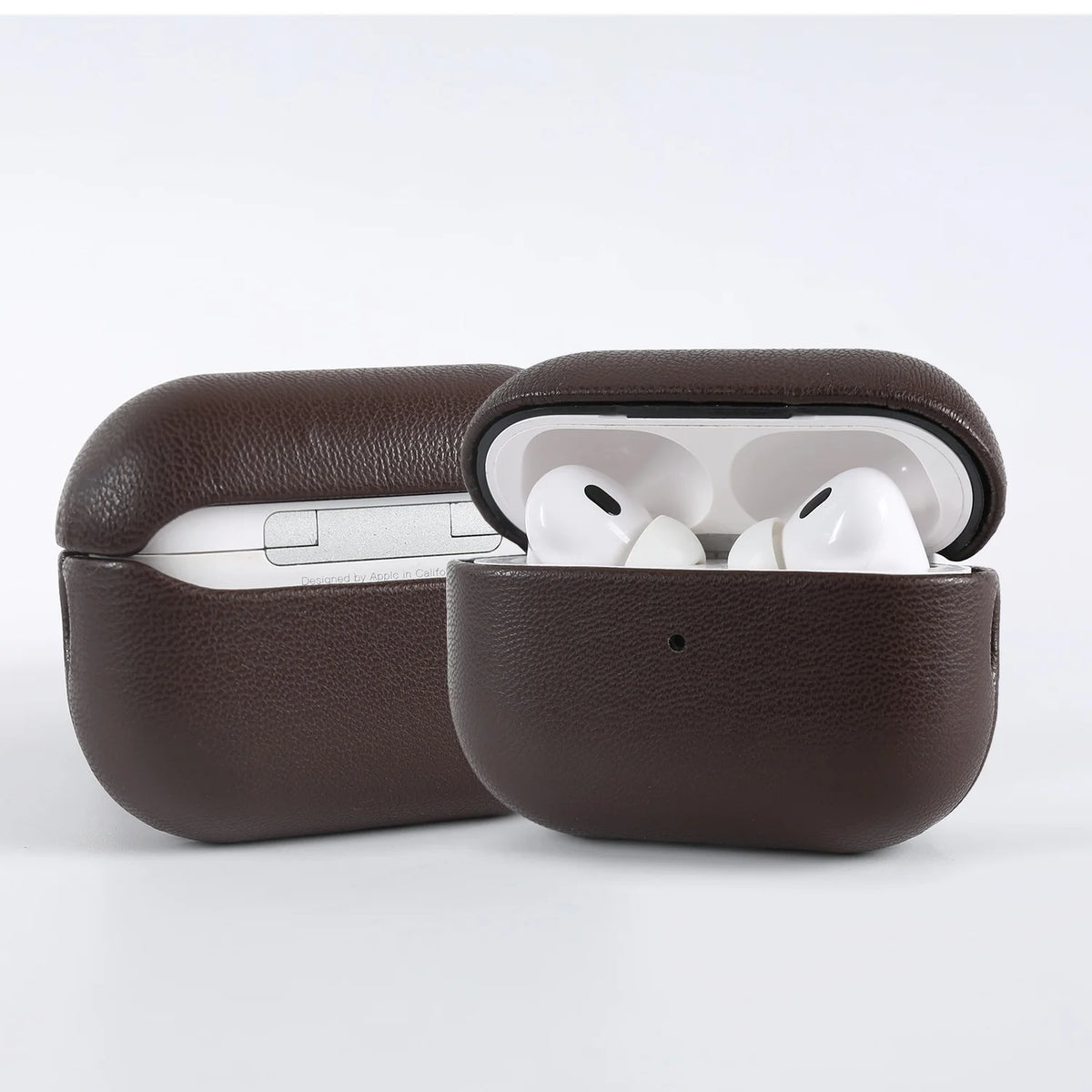 Biobased Eco-Friendly Leather Case For Airpods Pro 3 Airpods4 5 Wireless Earphone Box Headphone Bluetooth Hard Protective Cover