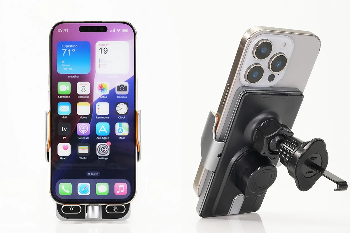 For Audi A5 S5 RS5 2025 2026 2027 Car Phone Holder Screen Fixed Clip Wireless Charger Phone Mount Qi Car Phone Charger Mounts