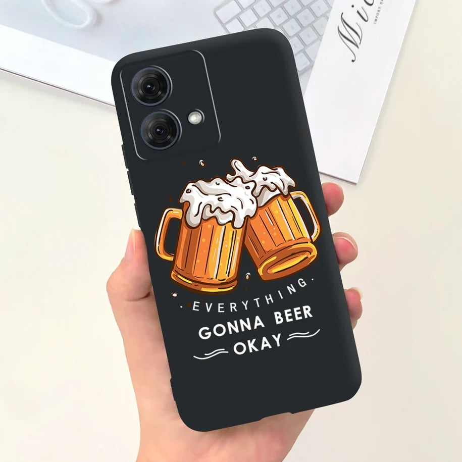 For Motorola Moto G54 Case Moto G84 Phone Cover Cute Astronaut Slim TPU Soft Silicone Funda For MotoG54 MotoG84 5G XT2343-1 Capa