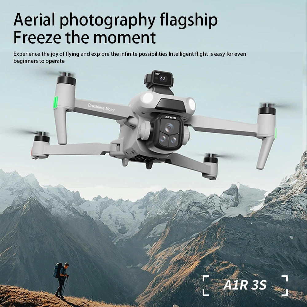 Original A1R 3S GPS Drone 8K Profesional Brushless Laser obstacle avoidance Aerial Optical Foldable Quadcopter Mini 4K Dron