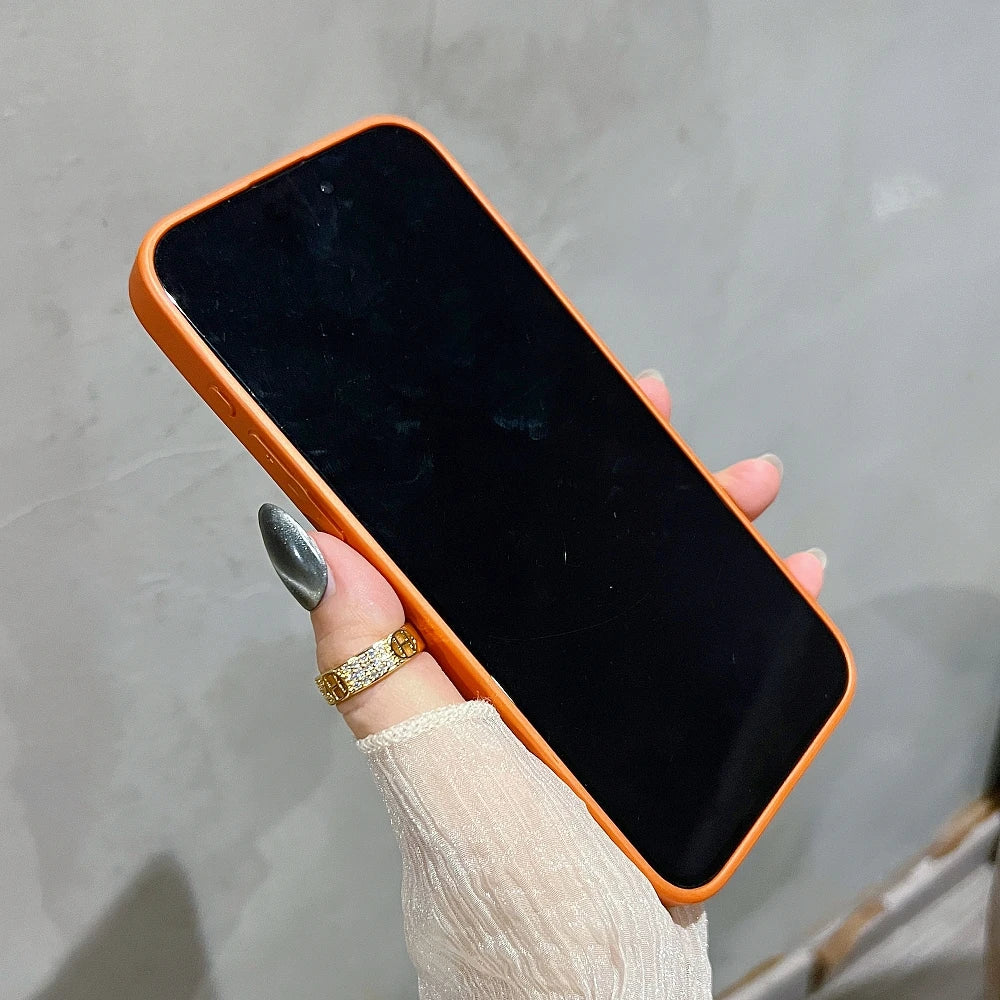 Personalised Customized Name Case For iPhone 17 Pro 16 15 14 13 Pro Max Initials Letters Leather Cover 13 15 16 17 Air Pro Max