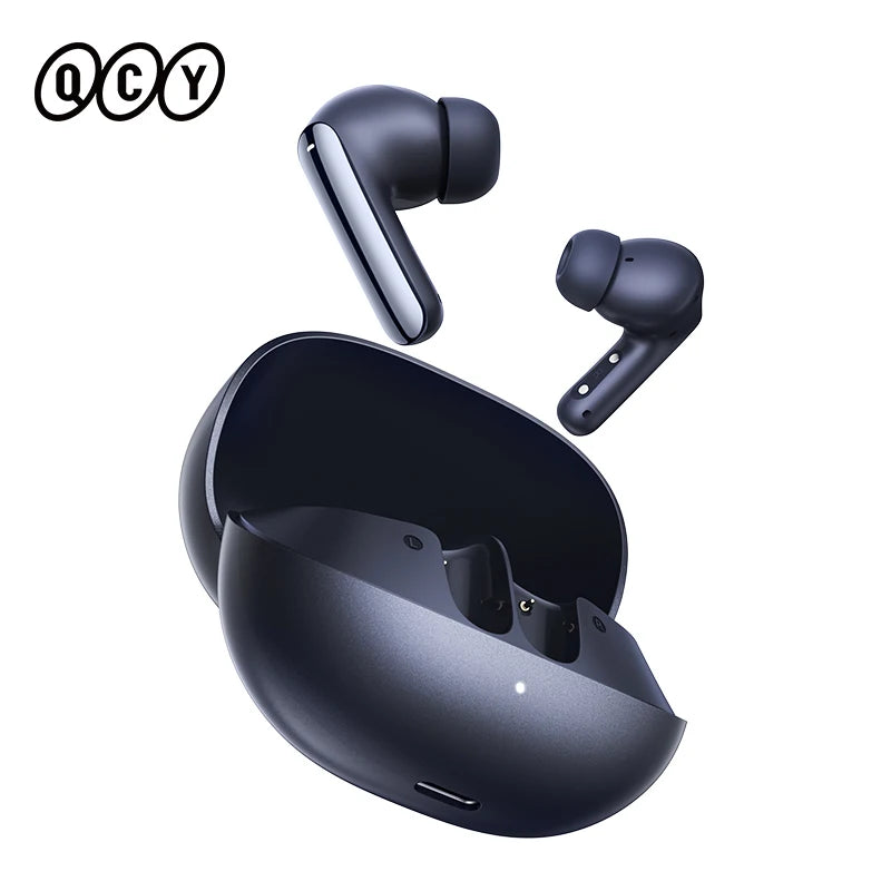 QCY MeloBuds N20 Wireless Bluetooth 6.0 Earphone 13mm Drivers -50dB Adaptive Hybrid Noise Cancelling Earbud 40Hrs HT20 Headphone