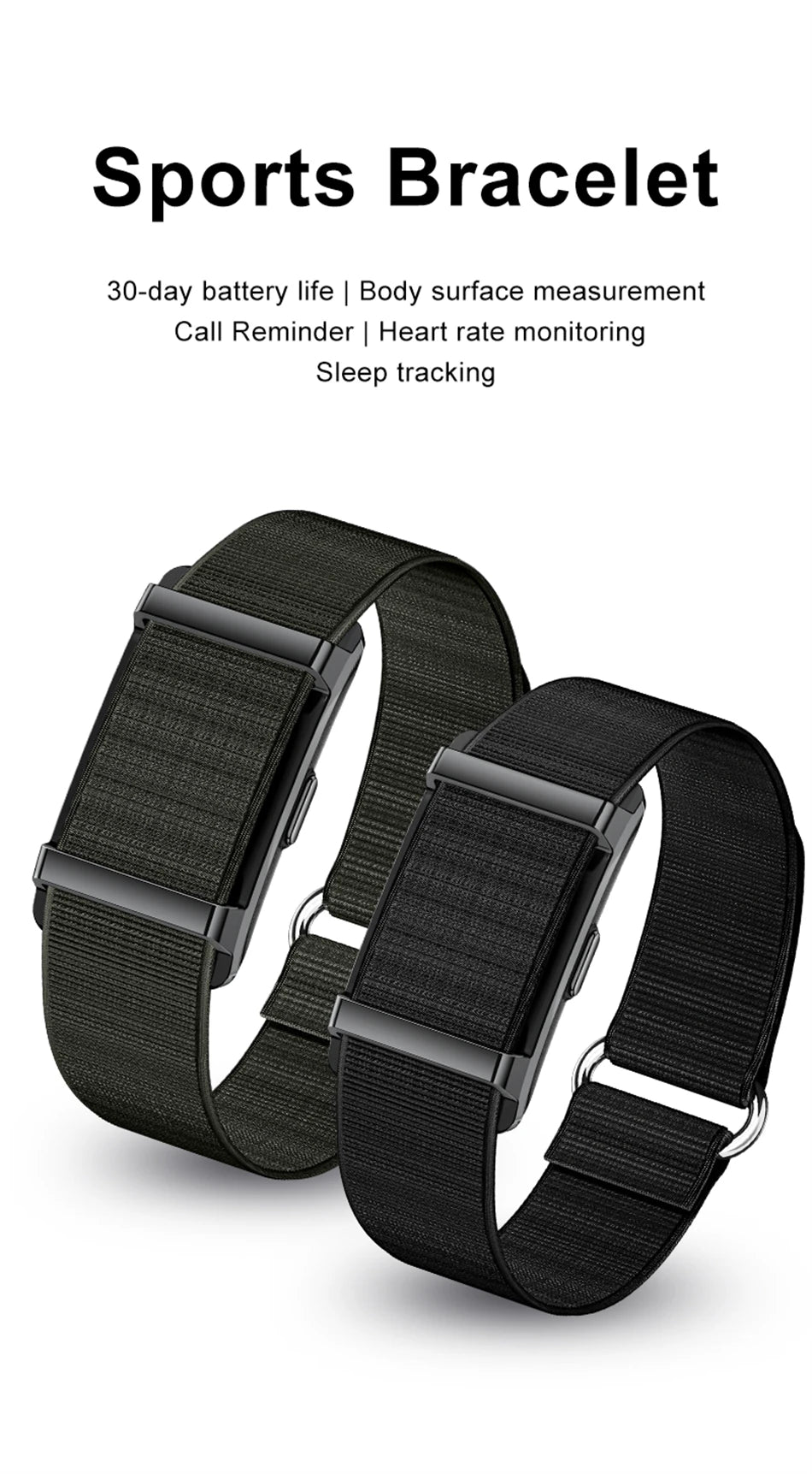 LIGE New No Screen Smart Bracelet Heart Rate Thermometer Men's Wristbands Waterproof Sports Fitness Men Women Smart Watch 2026