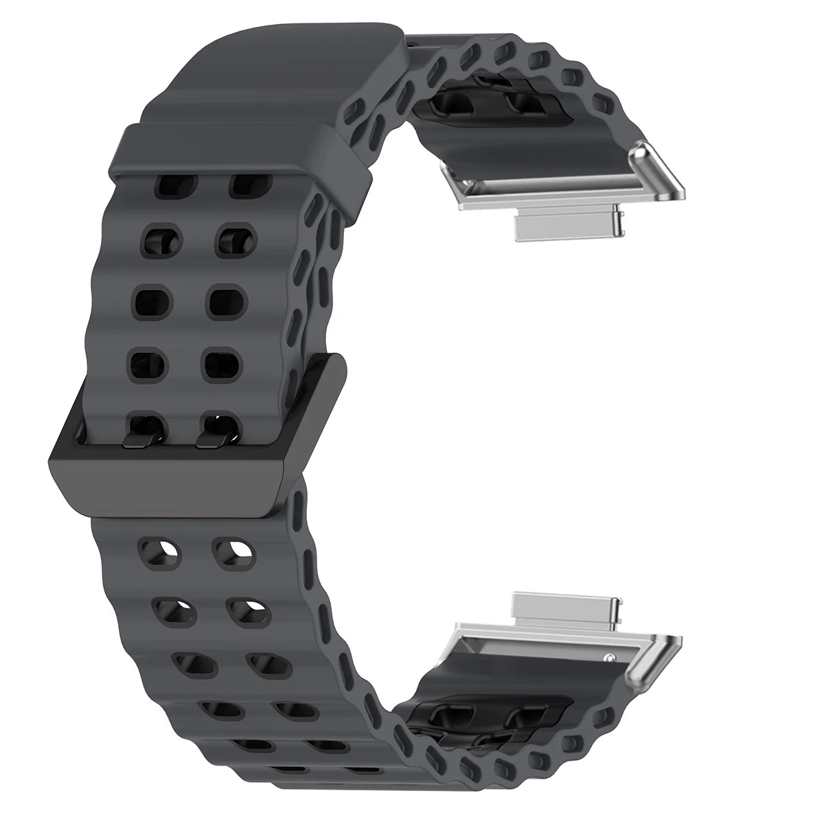 Soft Silicone Strap for Redmi Watch 6 5 4 Sports Two Tone Wristband for Xiaomi Mi Band 8 9 Pro Adjustable Rubber Wristband