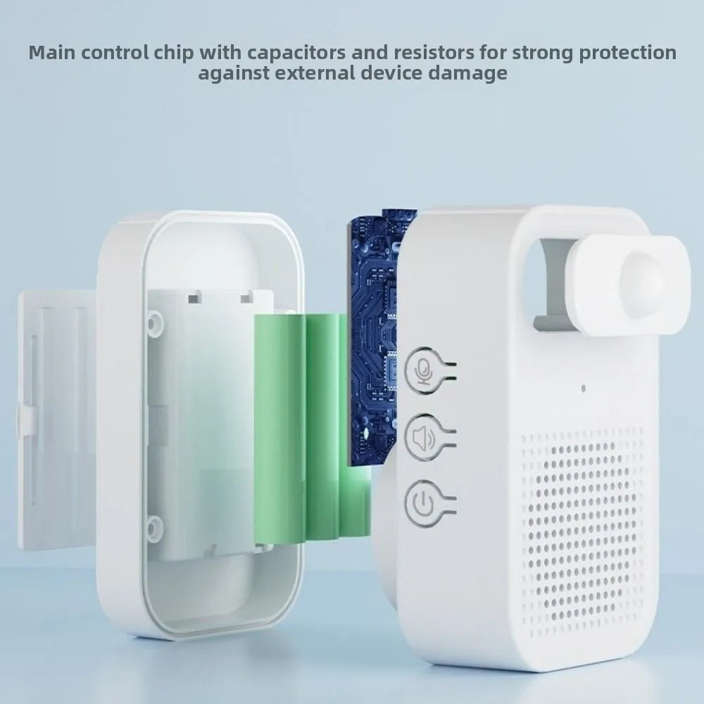 Infrared Sensor Welcome Doorbell Recording Function Wireless Door Greeter Sensor Alarm Anti-theft Smart Door Bell Chime