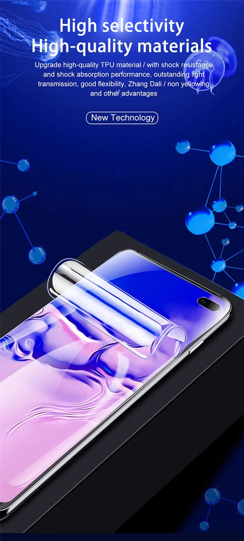 4Pcs Hydrogel Film For Samsung Galaxy S24 S23 S20 S25 S22 S21 Plus Ultra S24 FE Screen Protector For Samsung Note 20 9 10 Plus