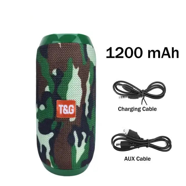 Portable Bluetooth Speaker Wireless , Ipx4 Waterproof Bluetooth 5.0 TWS MP3 Player Paring Aux & Tf-Card Input for Home Outdoor