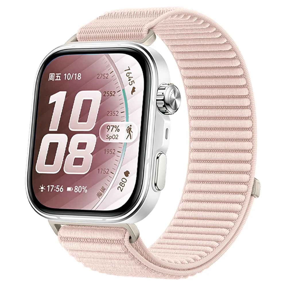 Official Nylon Braided Strap for Huawei Watch Fit 5/5 Pro Breathable Bracelet Watchband Huawei Watch Fit 4 Pro/4/3 Accessories