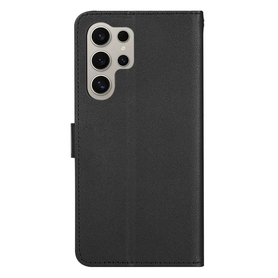 Wallet With Card Slot Magnetic Flip Leather Case For Samsung Galaxy S25 FE S24 Ultra S23 S22 S21 S20 FE S10 Plus S9 Card Bag