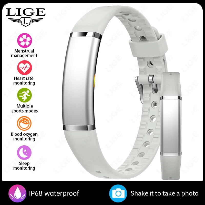New Sport Fitness Tracker Smart Bracelet Heart Rate HRV Monitor Pedometer Remote Control Photography Smart Watch for Android iOS