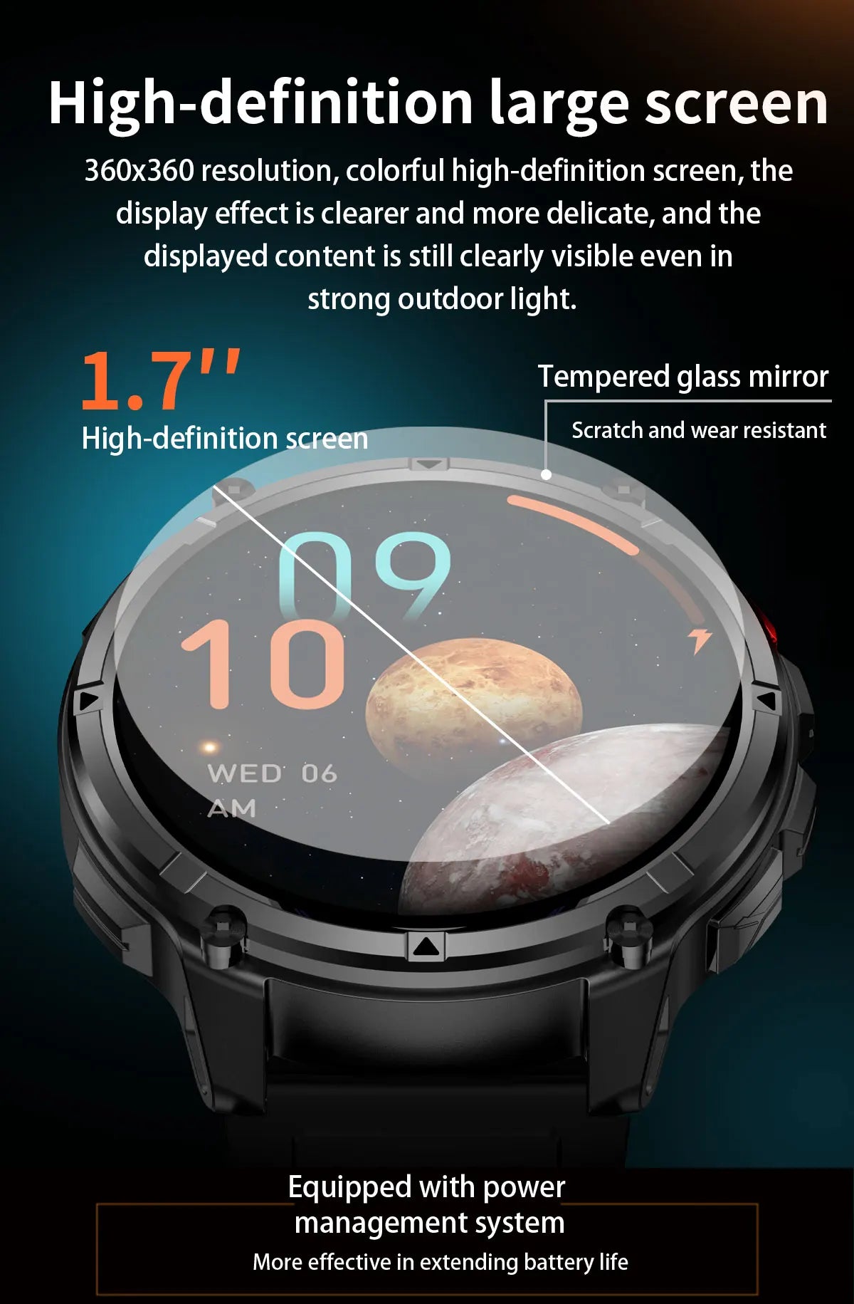 2026 New T-Rex3 Pro 1100mAh Battery Smart Watch GPS Path 5ATM Waterproof Sports Run Tracker Outdoors Compass Military Smartwatch