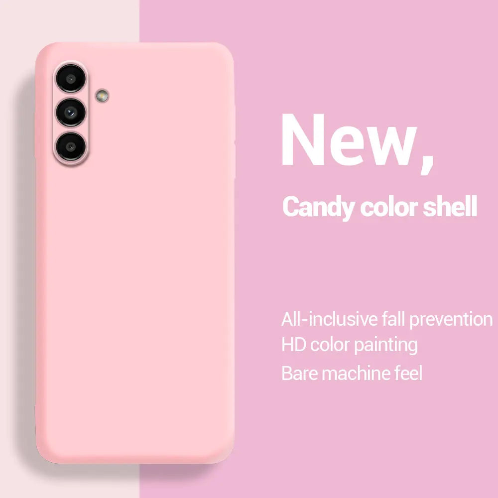 Liquid Soft Silicone TPU Case For Samsung Galaxy S20 S21 S22 S23 S24 S25 Plus Note 20 Ultra S21 FE 5G Back Cover Fundas