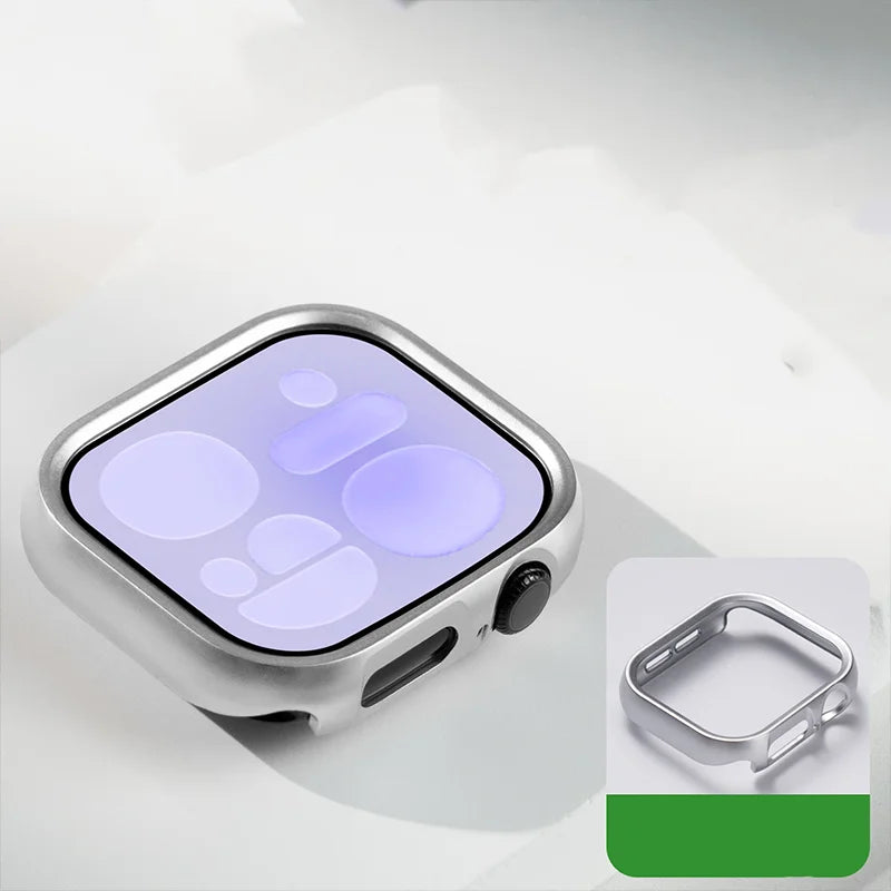 Hard Pc Bumper Case For Apple Watch case 41mm 45mm 46mm 44mm Cover No Screen Protector Accessories iWatch Series 12 11 10 8 9