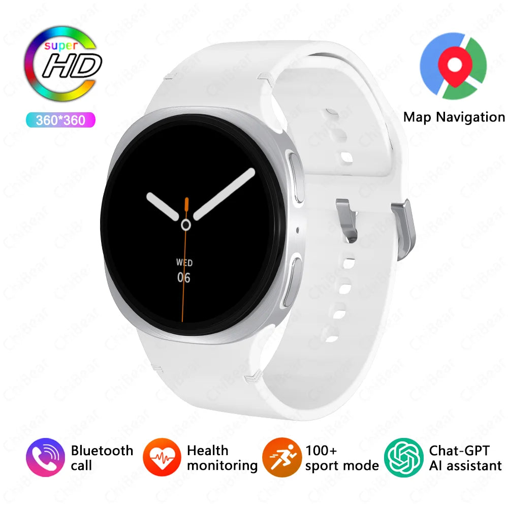 2026New GPS Tracking Smart Watch Women Health Monitoring Bluetooth Call NFC IP68 Waterproof Sports Mode Compass Smartwatch Men