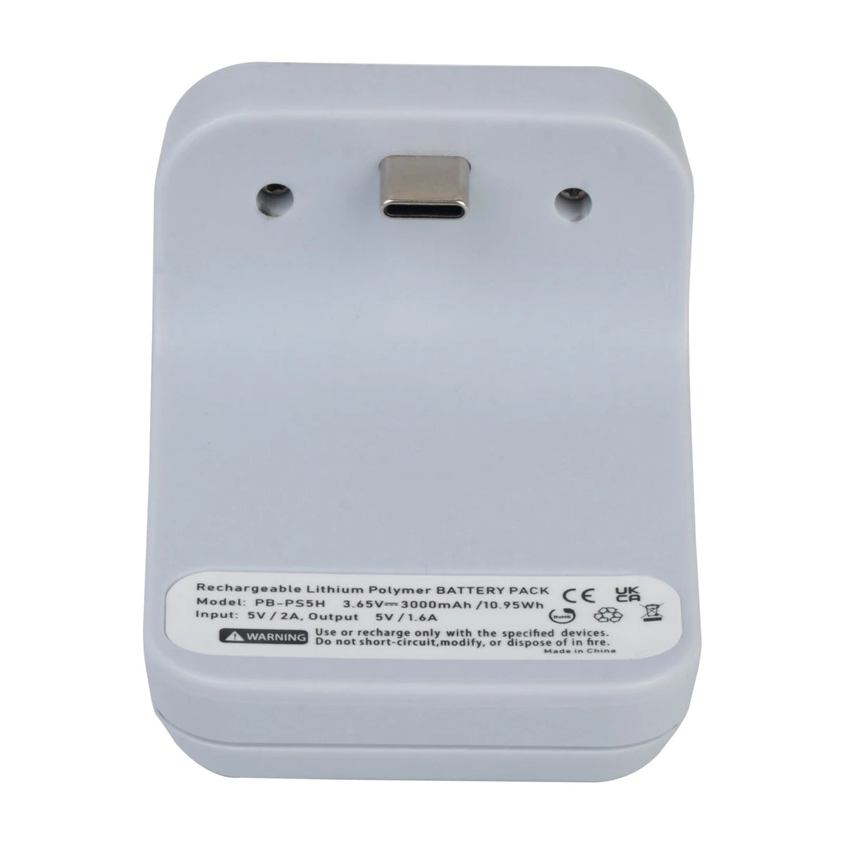 3000mAh PS5 Controller External Battery Pack for Sony Playstation 5 DualSense CFI-ZCT1W Wireless Gamepad LIP1708