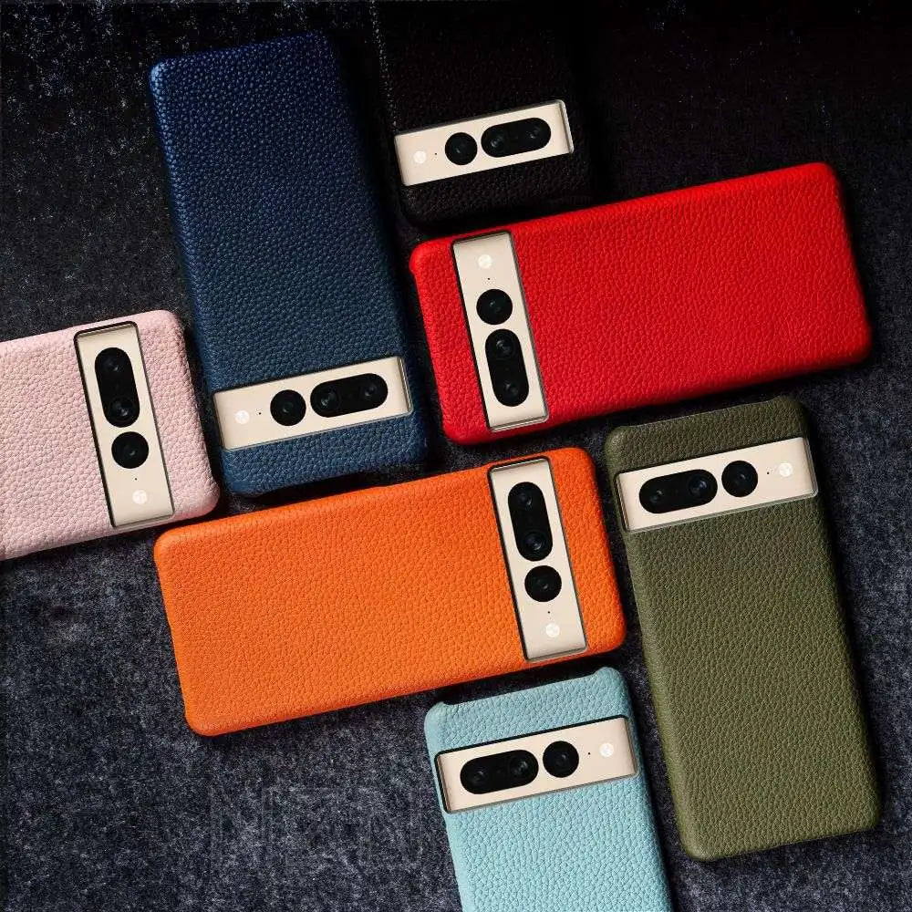 Fundas Pixel 10 Pro Case Business Genuine Leather Cases for Google Pixel 6A 7Pro 5A Mobile Phone Cover Capa Back Coque Carcasa