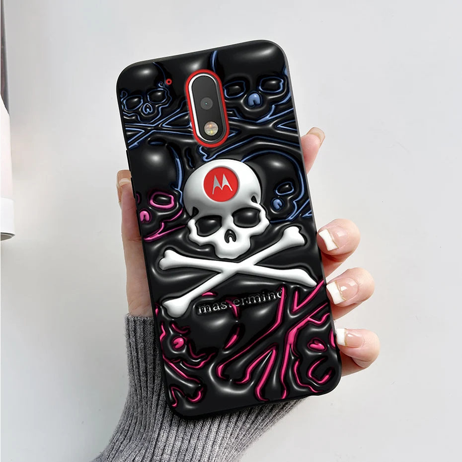 Case for Motorola Moto G4 / Moto G4 Plus / Moto G4 Play Back Cover Fashion Marble Silicone Soft TPU Protective Phone Cases Coque