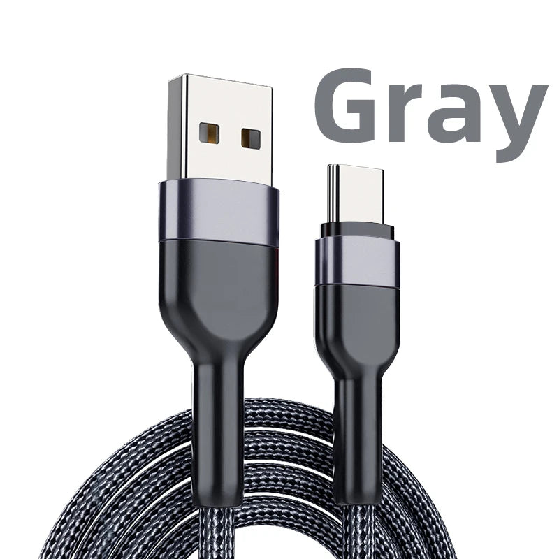5A USB Type C Cable Wire For Samsung S10 S20 Xiaomi mi 11 Mobile Phone Fast Charging USB C Cable Type-C Charger huawei Cables