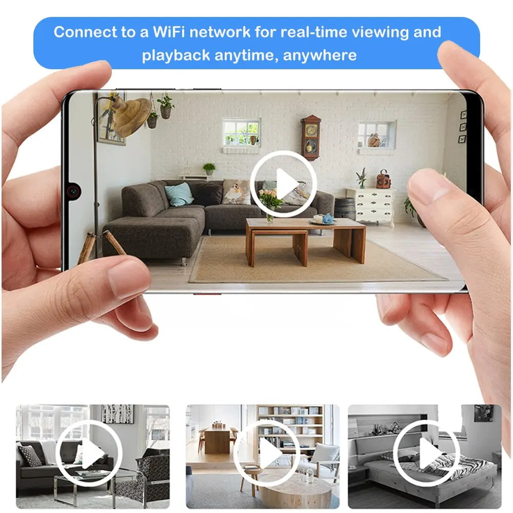 Super Small Wireless WiFi Mini Camera - Home Security Nanny Camera with Motion Detection Remote Pet Monitoring Camera