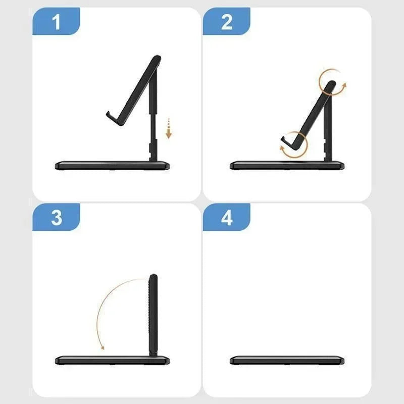Foldable Desk Phone Holder Mount Stand Adjustable Phone Holder Desktop Holder