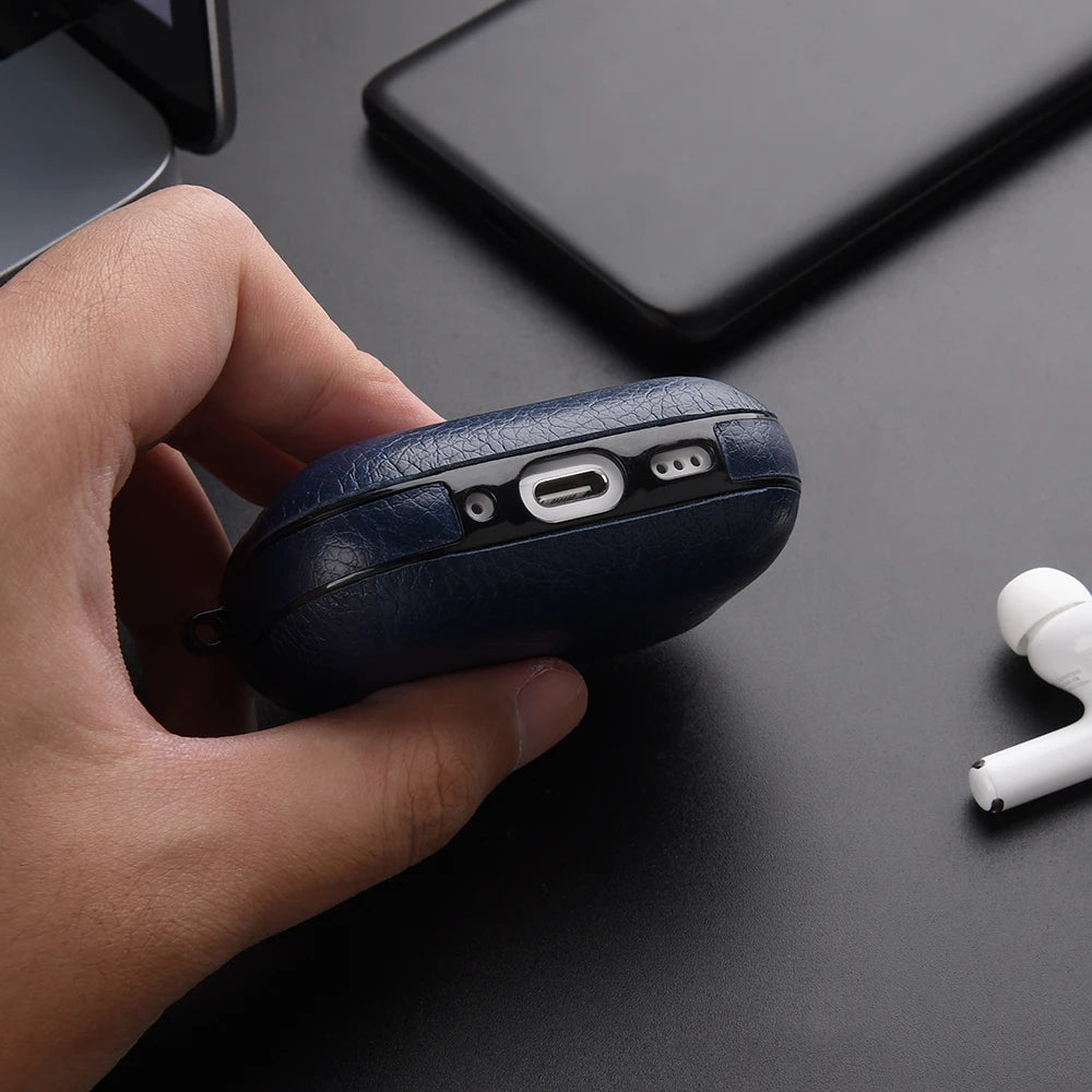 Leather PU Earphone Cover For AirPods Pro 3 2025 Case For AirPods Pro 2 2nd Pro2 Cases For AirPods 5 4 3 2 Funda Headphone Coque