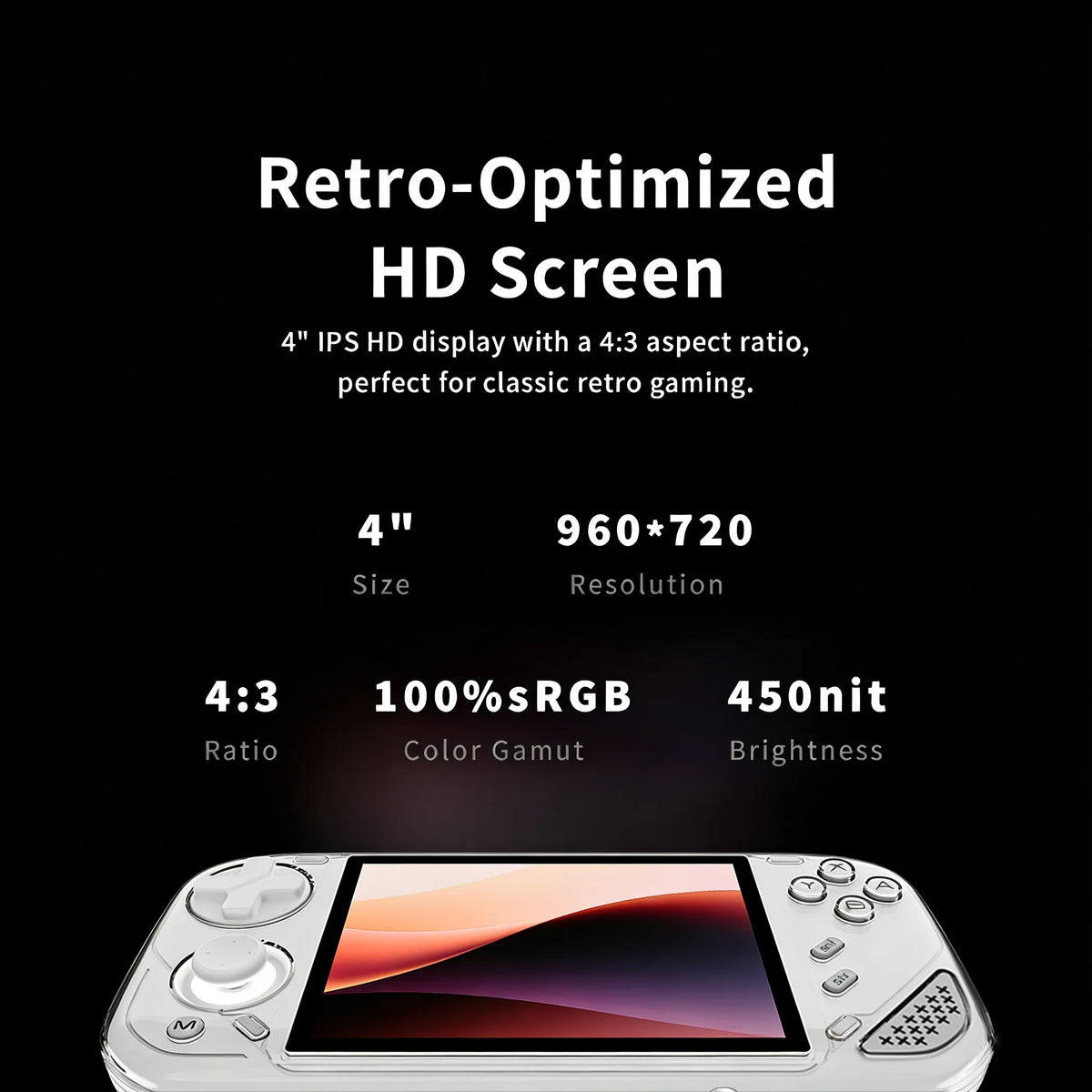 MINILOONG POCKET 1 Handheld Game Console 4''IPS Screen HD Output Open Source Systems OTA Upgrades LOONG OS Console POCKET1 gift