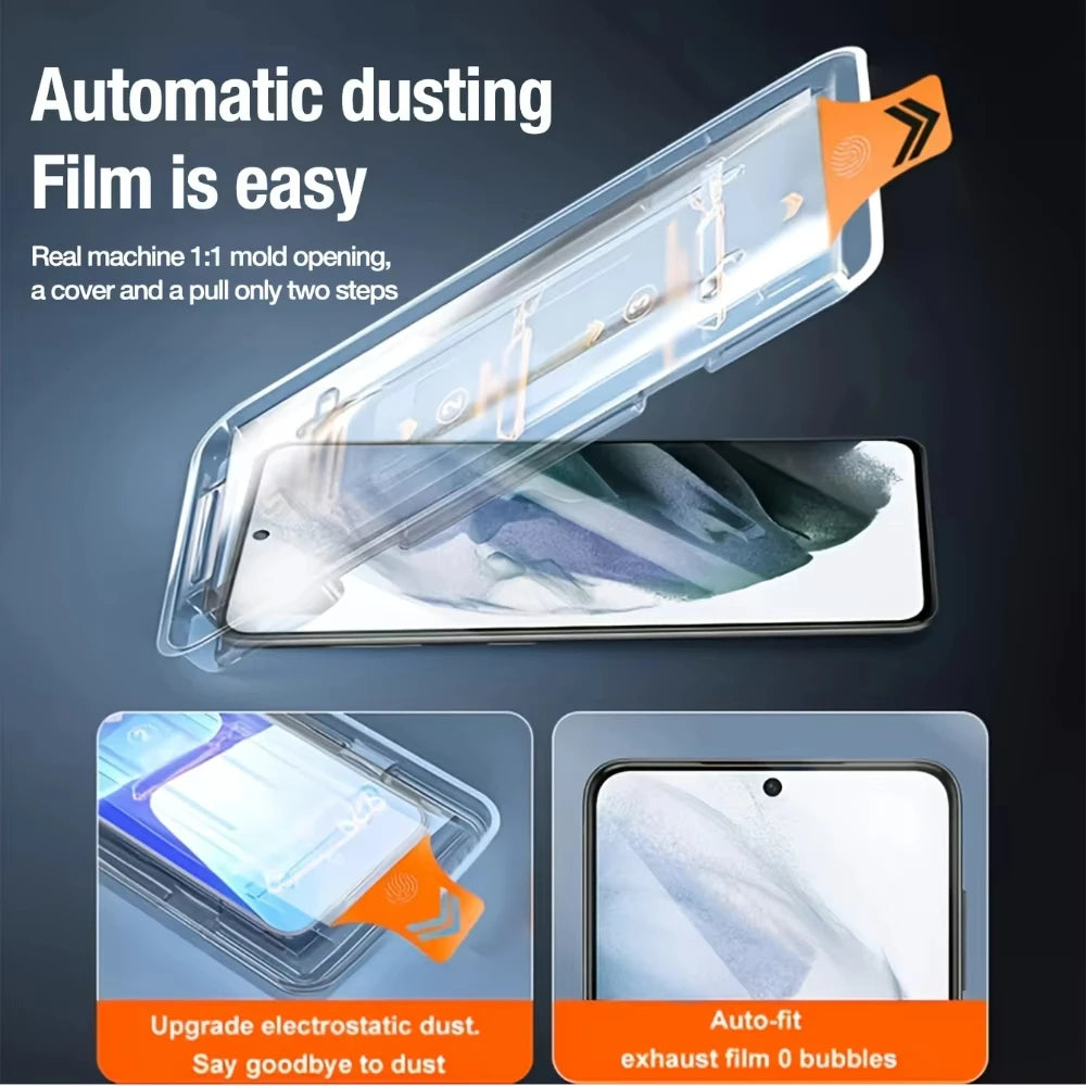 1-5PCS Privacy Screen Protector For Samsung Galaxy S26 S25 Ultra S24 S23 S22 + S26+ Fingerprint Unlock Anti Spy Tempered Glass
