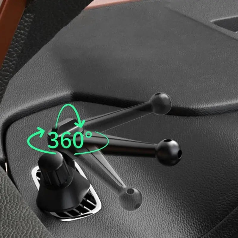 Car Phone Holder 17mm Ball Head Universal Air Vent Clip Mount Base for Smartphone GPS Support Accessories in Vehicles