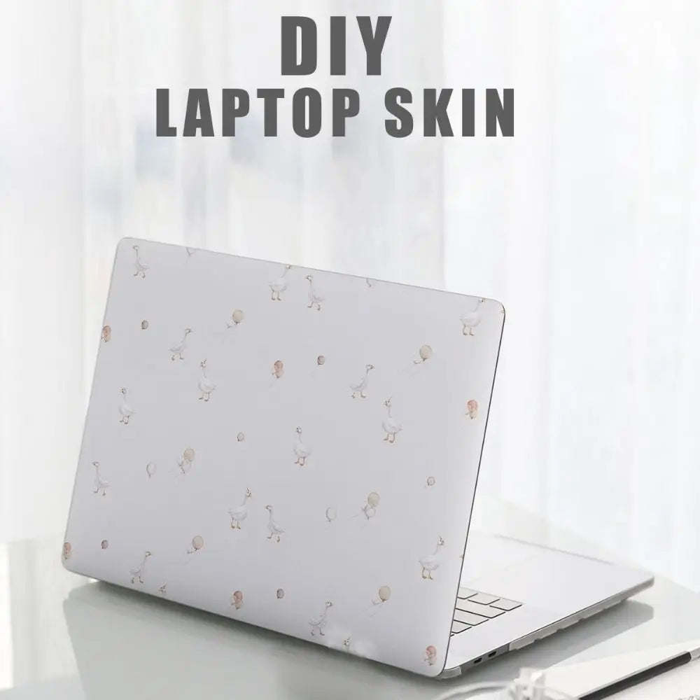 DIY 15inch Laptop Stickers Skins Cute Cat A+C Side Notebook Computer Cover Skin for Macbook /HP / Dell / Lenovo / Acer / ASUS