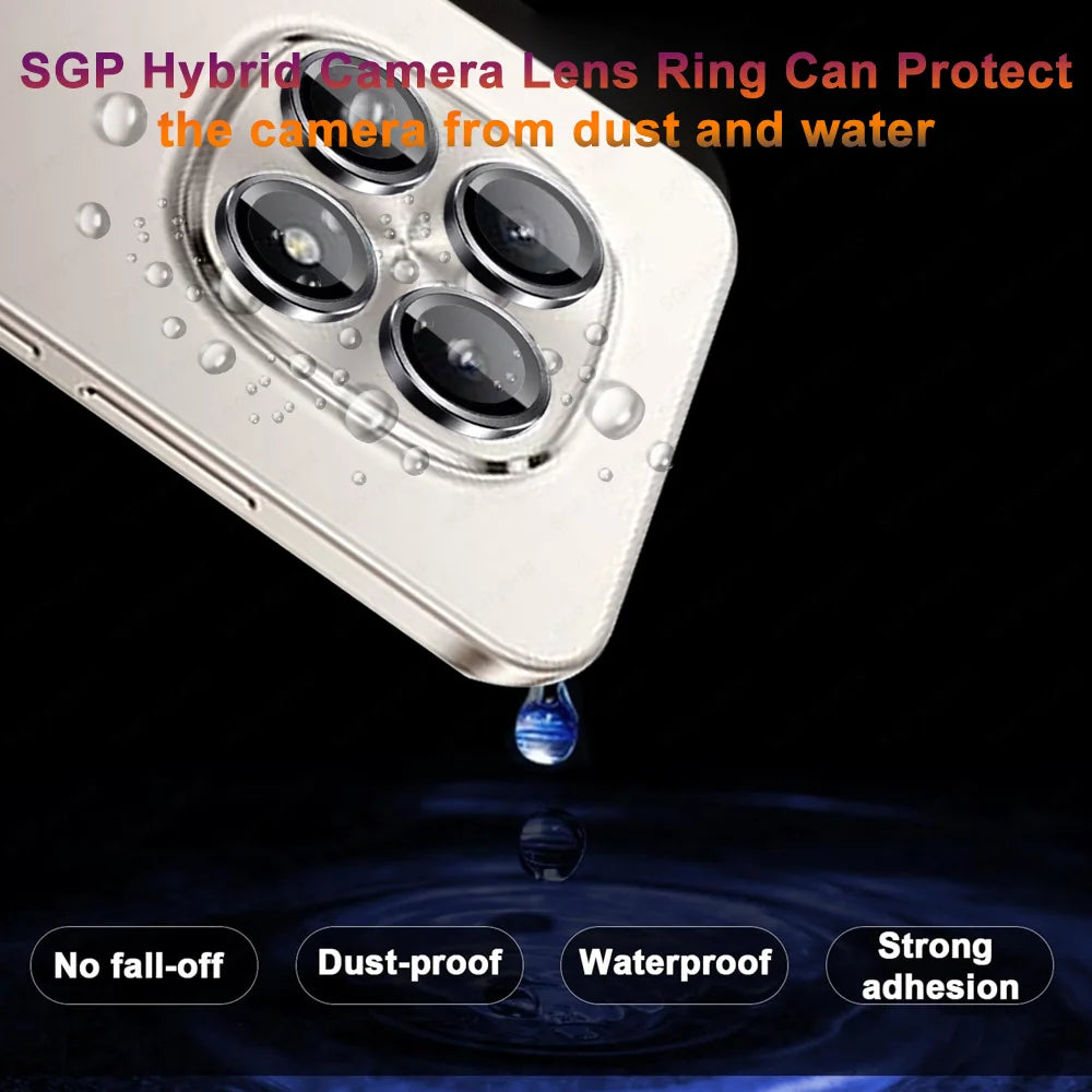 Alloy Camera Glass Case For Xiaomi Redmi Note 15Pro 15 17 Pro Max 5G 3D Metal Ring Lens Protector Note15 Pro+ 14Pro Plus 14 4G