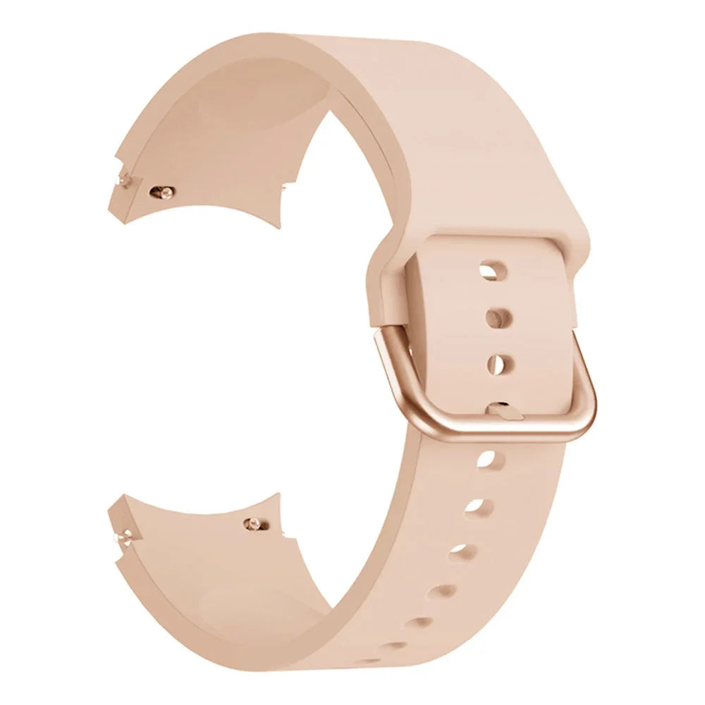 Silicone Strap For Samsung Galaxy Watch 4/5/6/7 40mm/44mm Pro 45mm Band No Gap Bracelet Belt Watch 4 6 Classic 47mm/46mm Correa