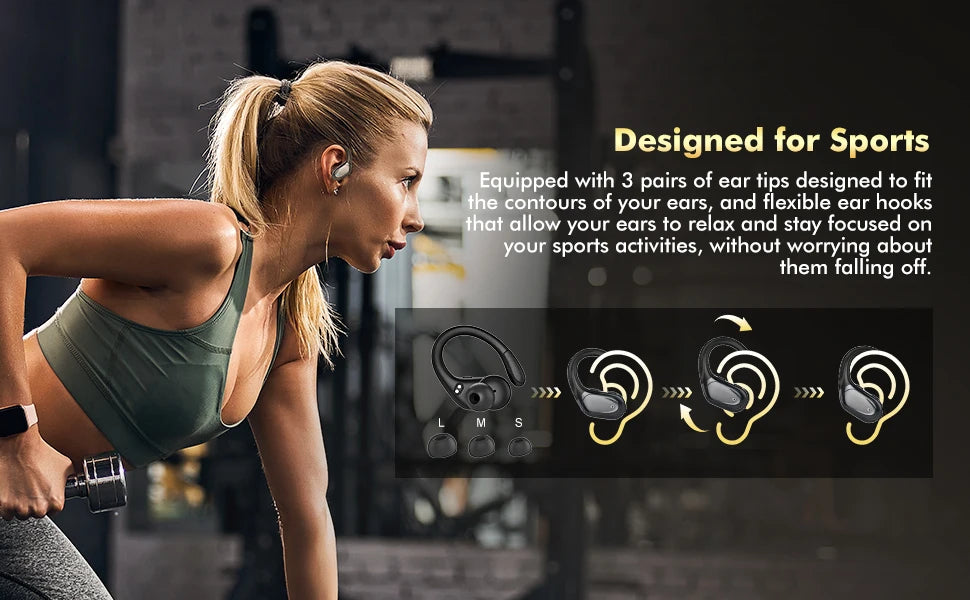 New BX17 TWS Wireless Headphone Bluetooth 5.4 Earphone Stereo Headsets Mini Earbud Sports Binaural Earphones with Mic for iPhone