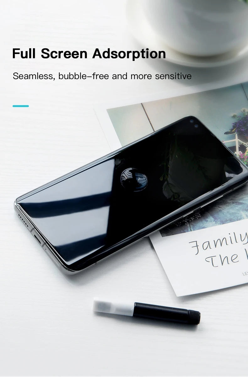 1-3PCS UV Tempered Glass For Google 8 7 6 Pro Full Cover Glue Curing For Pixel 8Pro Screen Protector