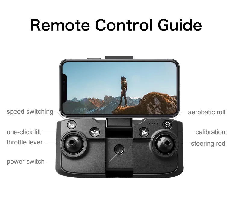 Aeri100 Drone with VR Optical Flow Positioning Brushless Motor HD Aerial Photography Dual Camera Remote Control Aircraft