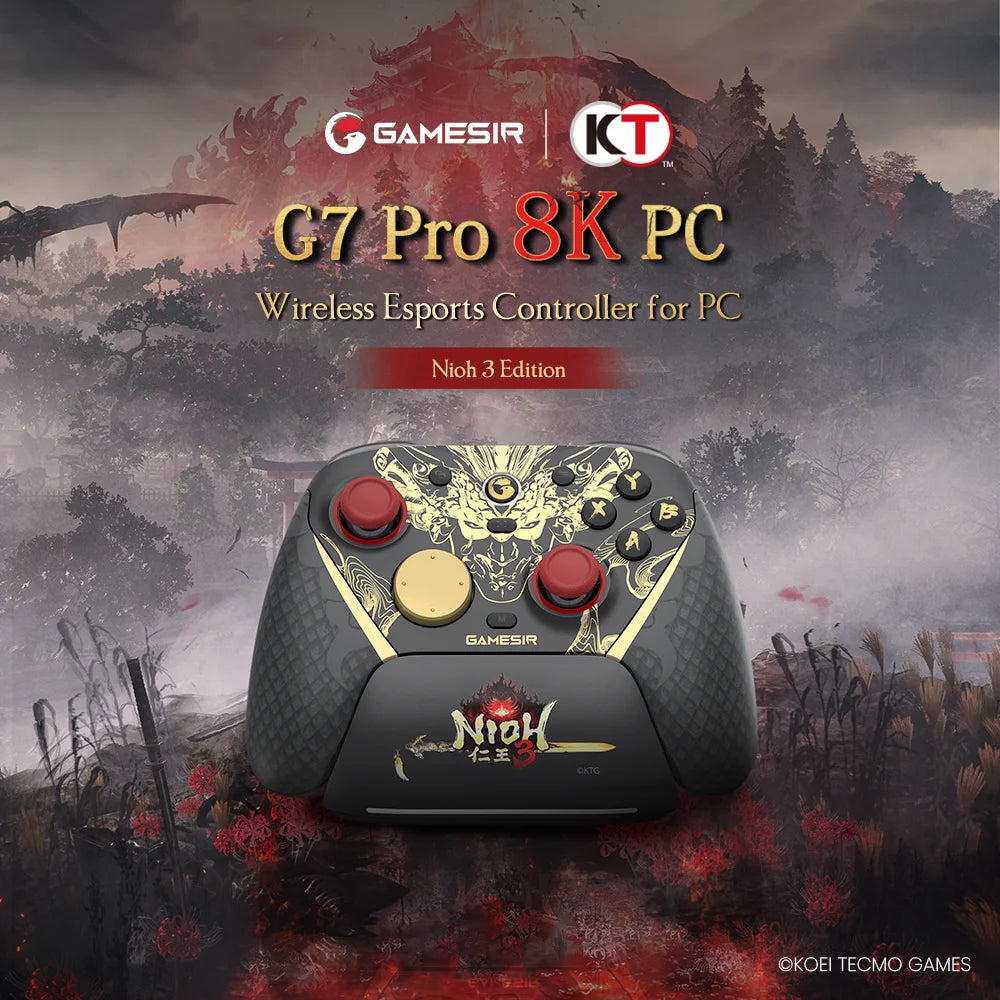 GameSir G7 Pro 8K Nioh 3 Edition Wireless PC Gaming Controller for Nintendo Switch 2, Android, iOS, PC, Steam Controller