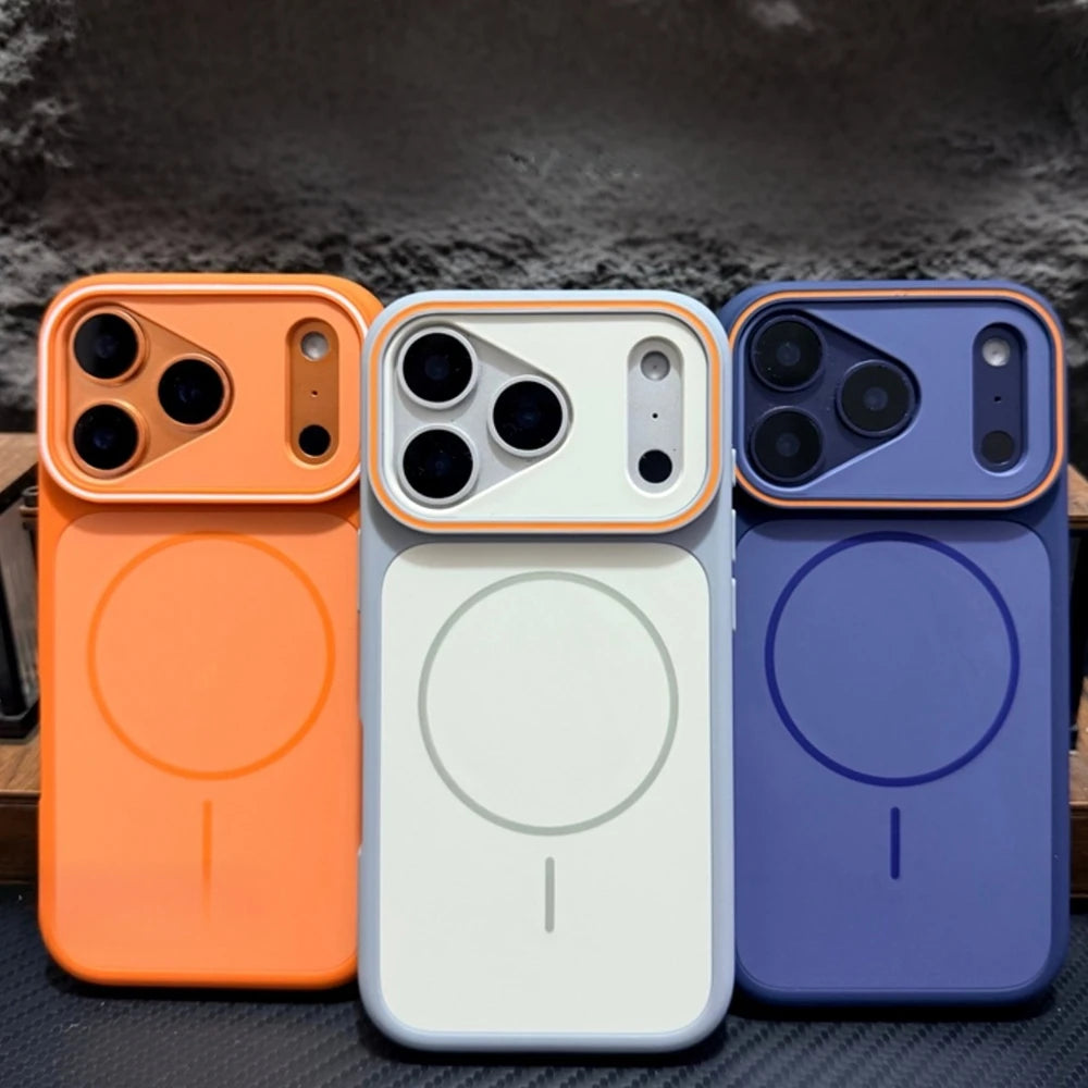 Luxury Color Collision Silicone Phone Case For iPhone 18 Pro Max 16 15 14 13 12 17 Pro Max 18 Pro For Magsafe Shockproof Cover