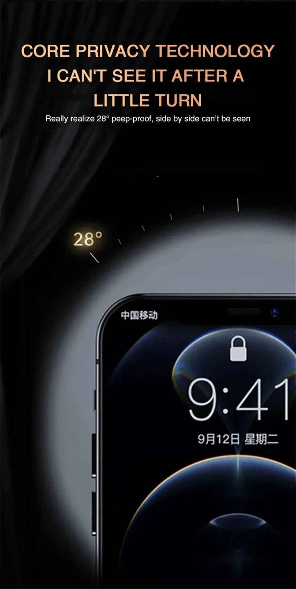 Privacy Screen Protector For iPhone 18 17 Pro Max Anti-Spy Glass For iPhone 16 15 14 13 12 11 Pro Max Privacy Film iPhone 17 Pro