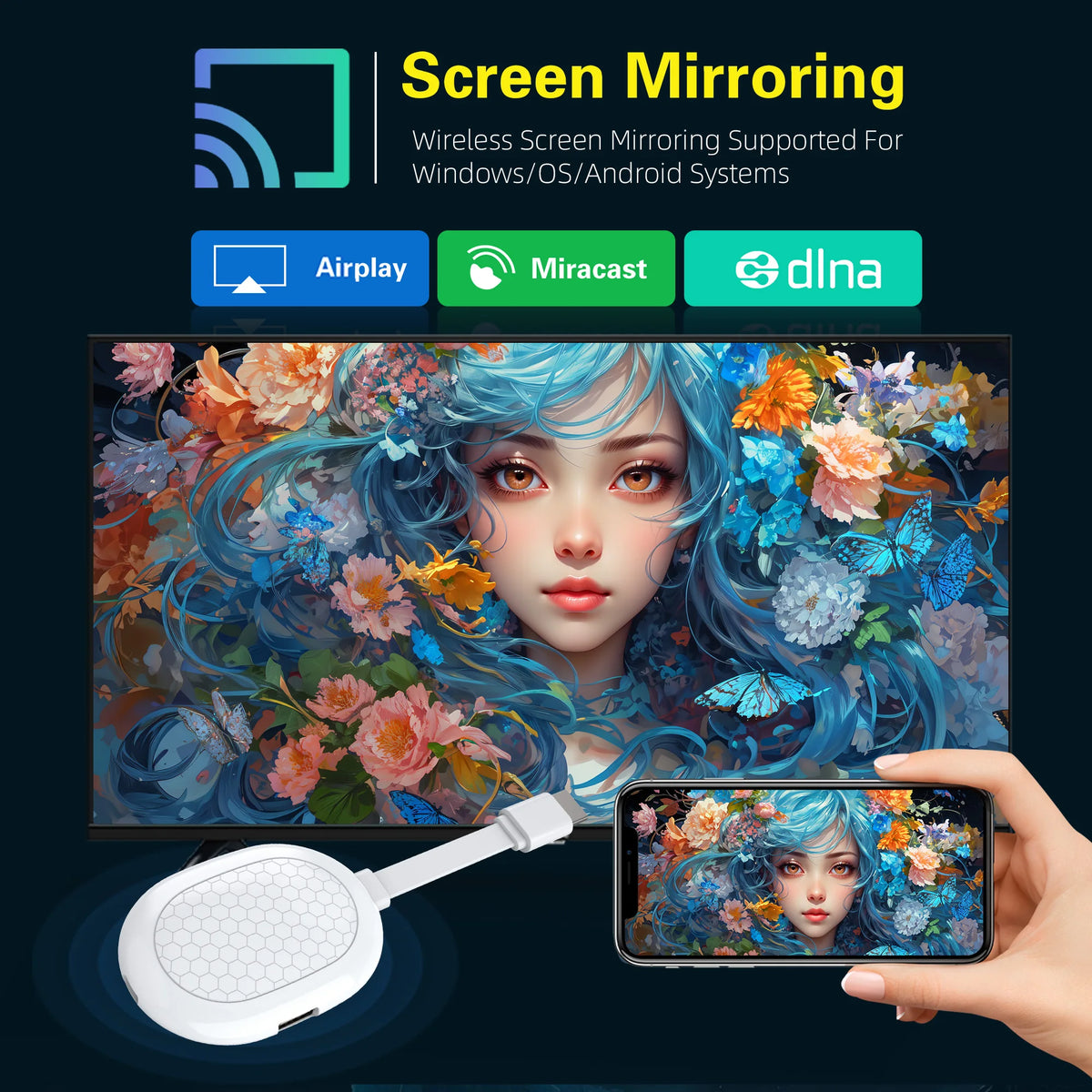 2026 Ultra HD 8K Android TV Stick Q2S Stick Mini Home TV Dongle RK3518 Quad-Core with Wi-Fi 6 Bluetooth 5.0 Media Player