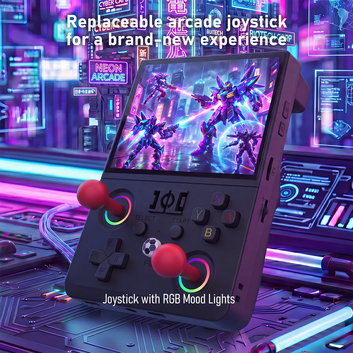 New Max2 Retro Handheld Game Console Linux System 4.5 Inch IPS Screen 64G/128G Portable Pocket Player Built-in 18000+ Games
