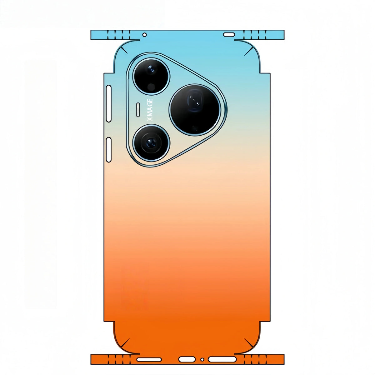 Colorful Matte Film Full Body Phone Protector Sticker For HUAWEI Pura 90 80 70 Ultra 70 Pro Back Sides Decal Wrap Skin Film