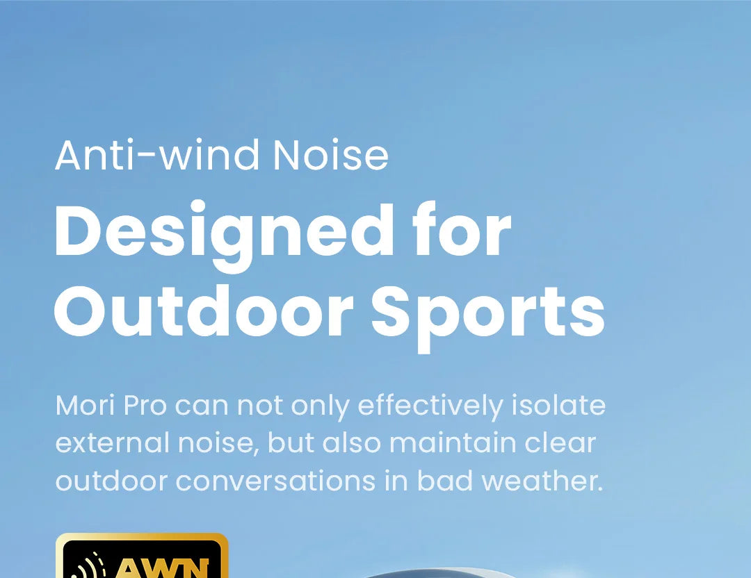 HAYLOU Mori Pro Bluetooth 5.4 Earphones Wireless 43dB Adaptive Hybrid ANC Hi-Res LDAC Earbuds 6 Mic Headphones 28H Battery Life