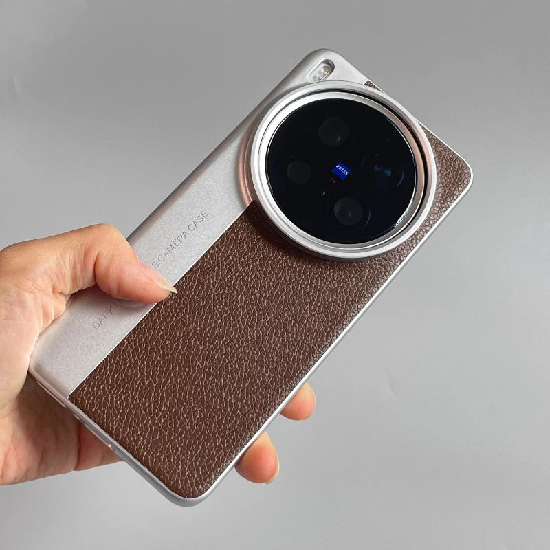 Leather Case For vivo X300 Pro X200 Ultra X200 Pro Mini Shockproof Bumper Anti Fall Skin Friendly Protective Cover Shell