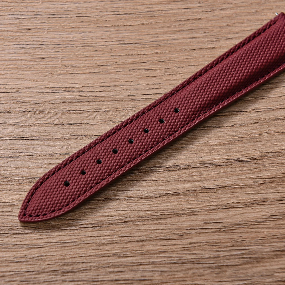 New Coated Sailcloth Strap 18/19/20/22mm Sport Fabric Waterproof WristBand Universal Accessories For Smart Watch Huawei/Samsung
