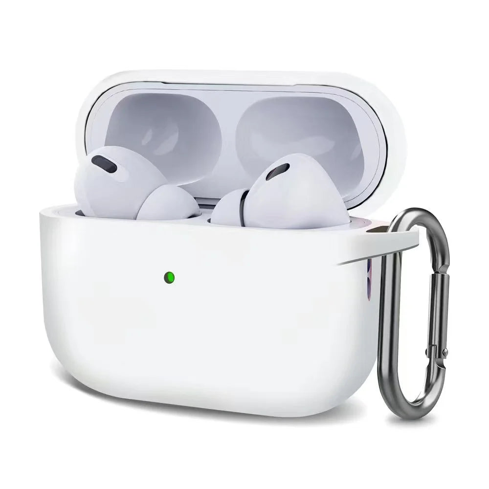 For AirPods Pro2 Case Silicone Earphone Cover For AirPods Pro 2 2nd Generation Cases Headphone Coque Protective Sleeve With Hook