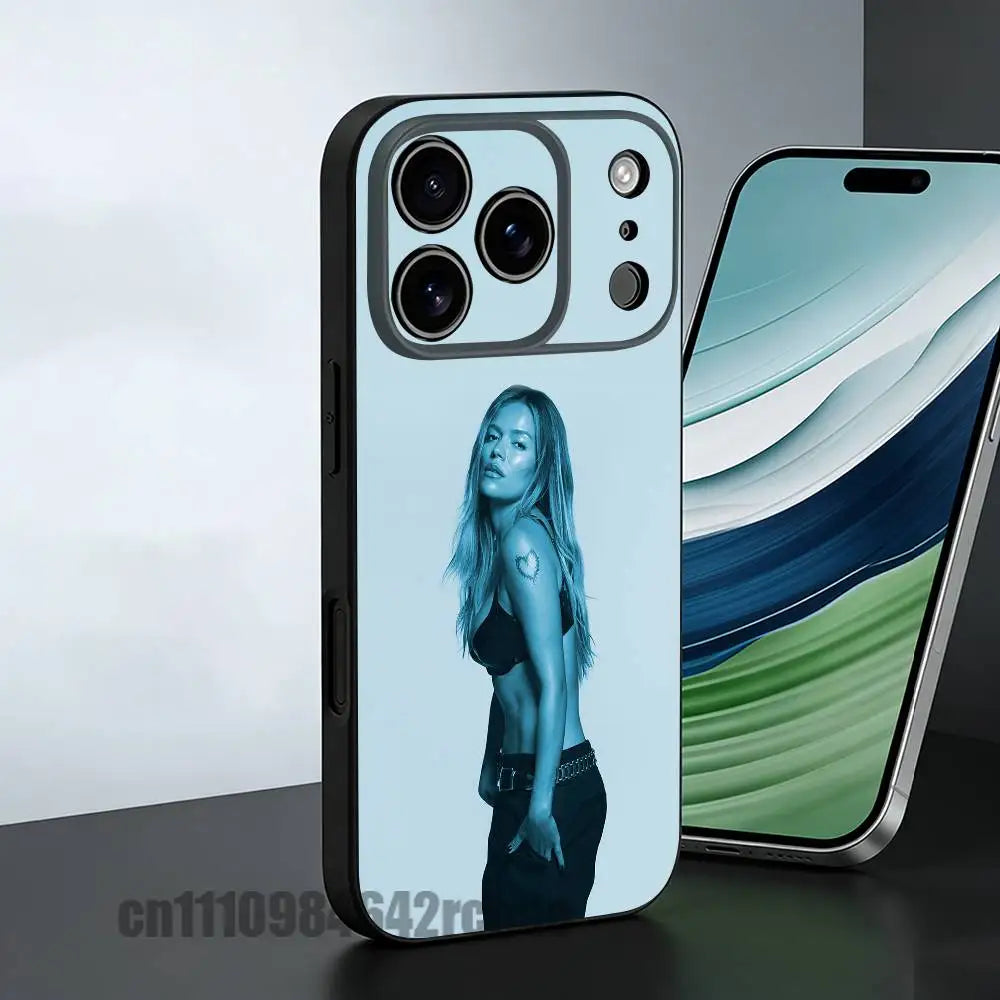 For Karol G No Me Arrepiento De Sentir Tanto Phone Case For iPhone 15 17 11 14 13 12 16 Air Pro Max Mini Plus Custom Black Cover