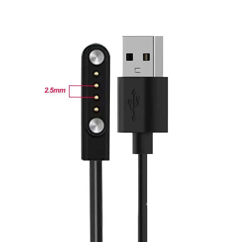 Universal Magnetic Charging Cable USB Dock Charger Power Line Smartwatch Charging Dock Charger Cord Adapter USB Charging Cable